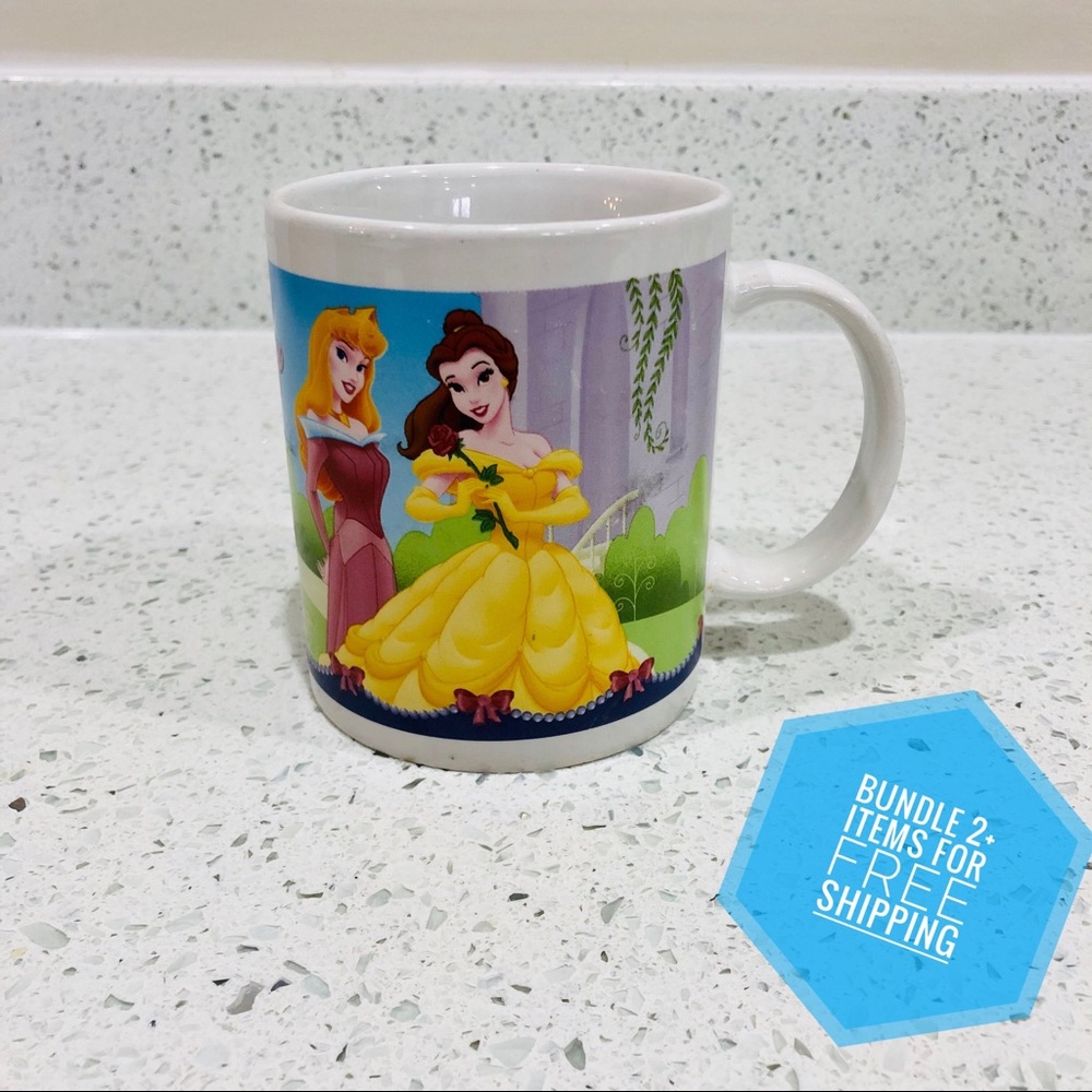 Disney Princess Coffee Mug Belle Aurora Snow White
